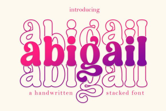 Abigail Stacked: The Display Typeface for High-Impact Campaigns