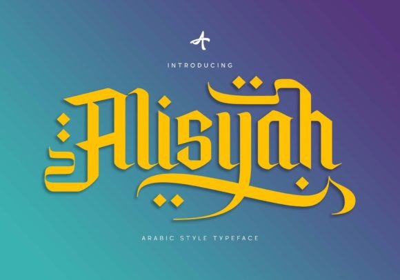Alisyah: The Premium Display Font for Islamic Brand Identity