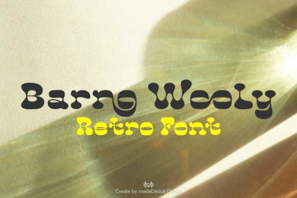 Barno Wooly: The Retro Display Font That Elevates Campaign Visuals
