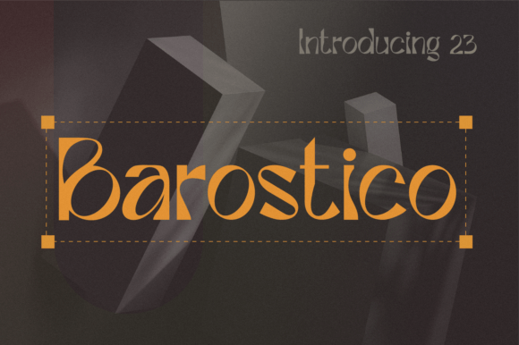 Barostico: The Bold Display Typeface for High-Impact Campaigns