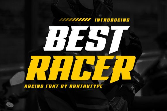 Best Racer: The Bold Display Typeface for Dynamic Editorial Design