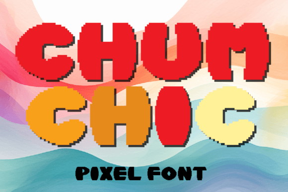 Chumchic Pixel: The Retro Typeface for Scroll-Stopping Campaigns