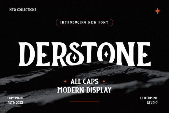 Derstone: The Luxurious Display Font for Handmade Creators
