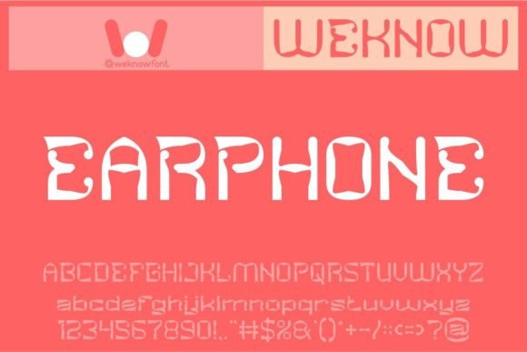 Earphone: The Display Font That Adds Panache to Any Brand Identity