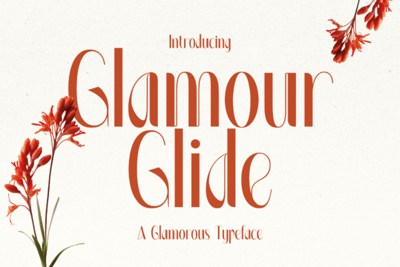 Glamour Glide: The Premium Display Font for High-Impact Campaigns