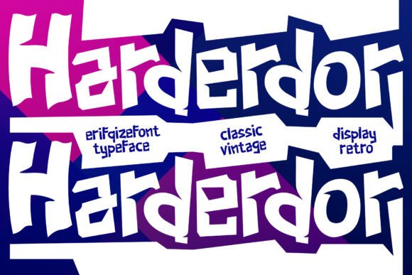 Harderdor: The Display Typeface That Elevates Campaign Clarity