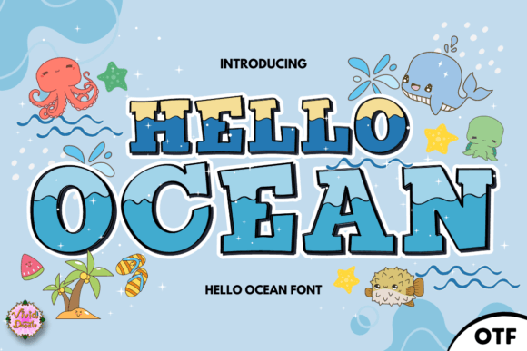 Hello Ocean: The Breezy Typeface for Summer Campaigns