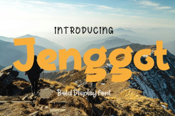 Jenggot: The Bold Display Font for Handmade Labels and Signs