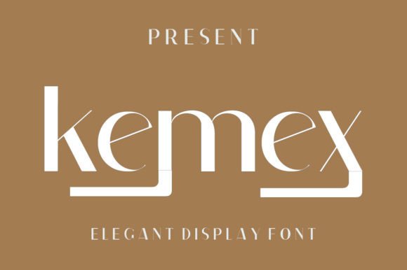 Kemex: The Elegant Display Typeface for Handmade Branding