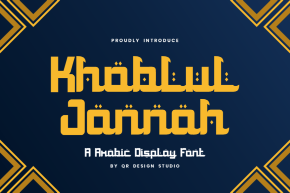 Khoblul Jannah: The Elegant Display Typeface for Sophisticated Branding