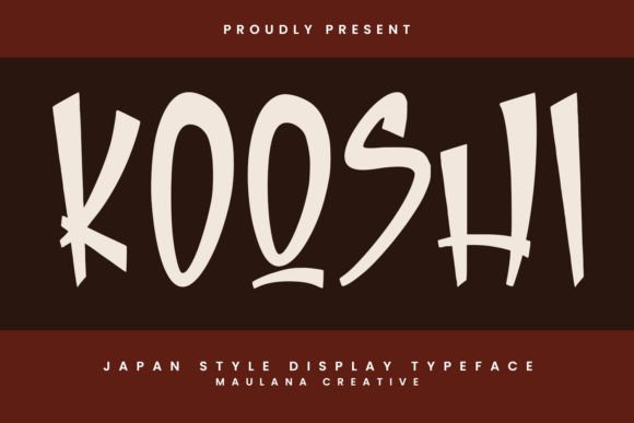 Kooshi: The Japanese Comic Typeface That Elevates Small Business Branding