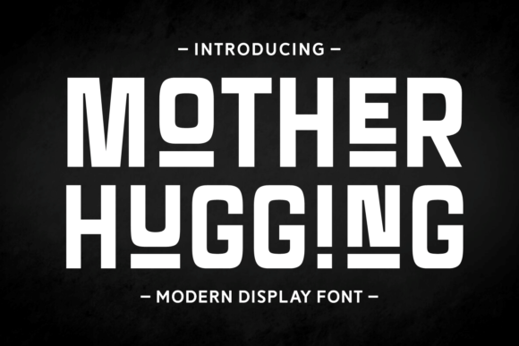 Mother Hugging: A Display Font That Brings Warmth to Editorial Design