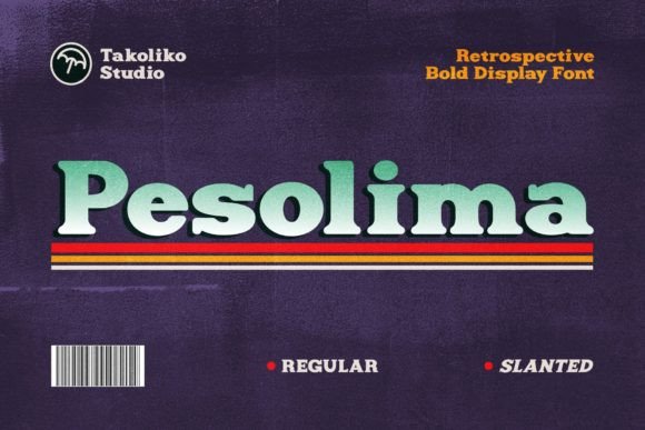 Pesolima: The Retro Serif Font That Elevates Small Business Branding