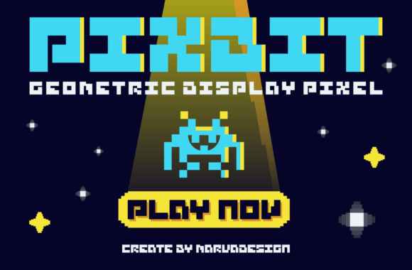 Pixbit: The Retro Display Font That Brings Handmade Products to Life
