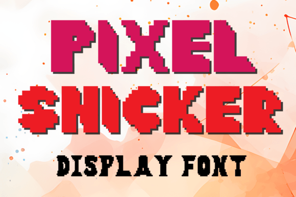 Pixel Snicker: The Retro Display Font That Brings Character to Brand Identity