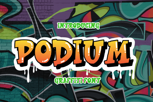 Podium: A Unique Display Typeface for Bold Digital Branding