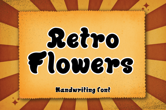 Retro Flowers: The Whimsical Typeface That Stops the Scroll