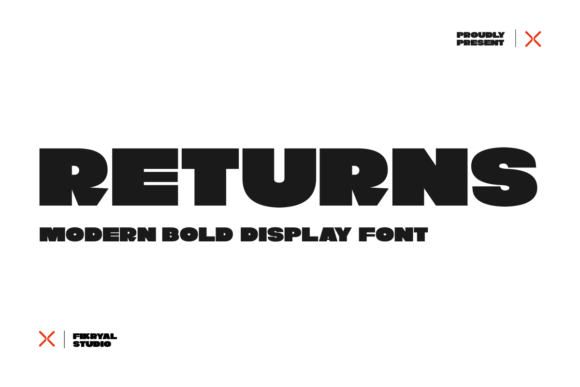 Return: The Bold Display Font for Handmade Labels and Signs