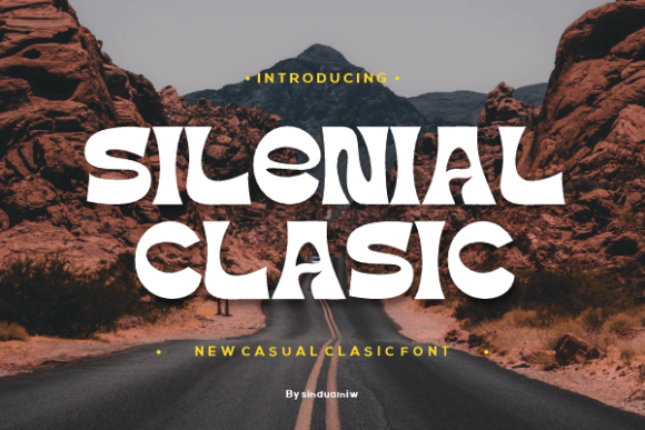 Silenial Clasic: A Retro Display Typeface for Bold Campaigns