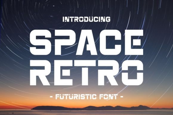 Space Retro: The Modern Display Font for Futuristic Web Design