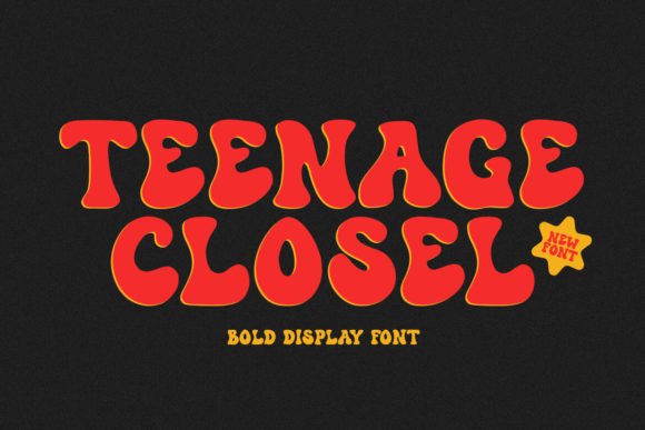 Teenage Closel: The Retro Display Font That Elevates Small Business Branding