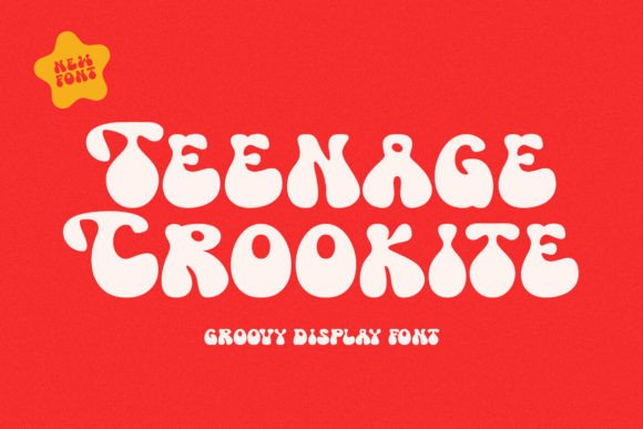 Teenage Crookite: The Retro Display Font for Bold Small Business Branding