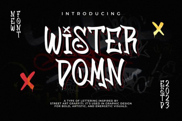 Wister Domn: The Edgy Display Typeface for Bold Digital Branding